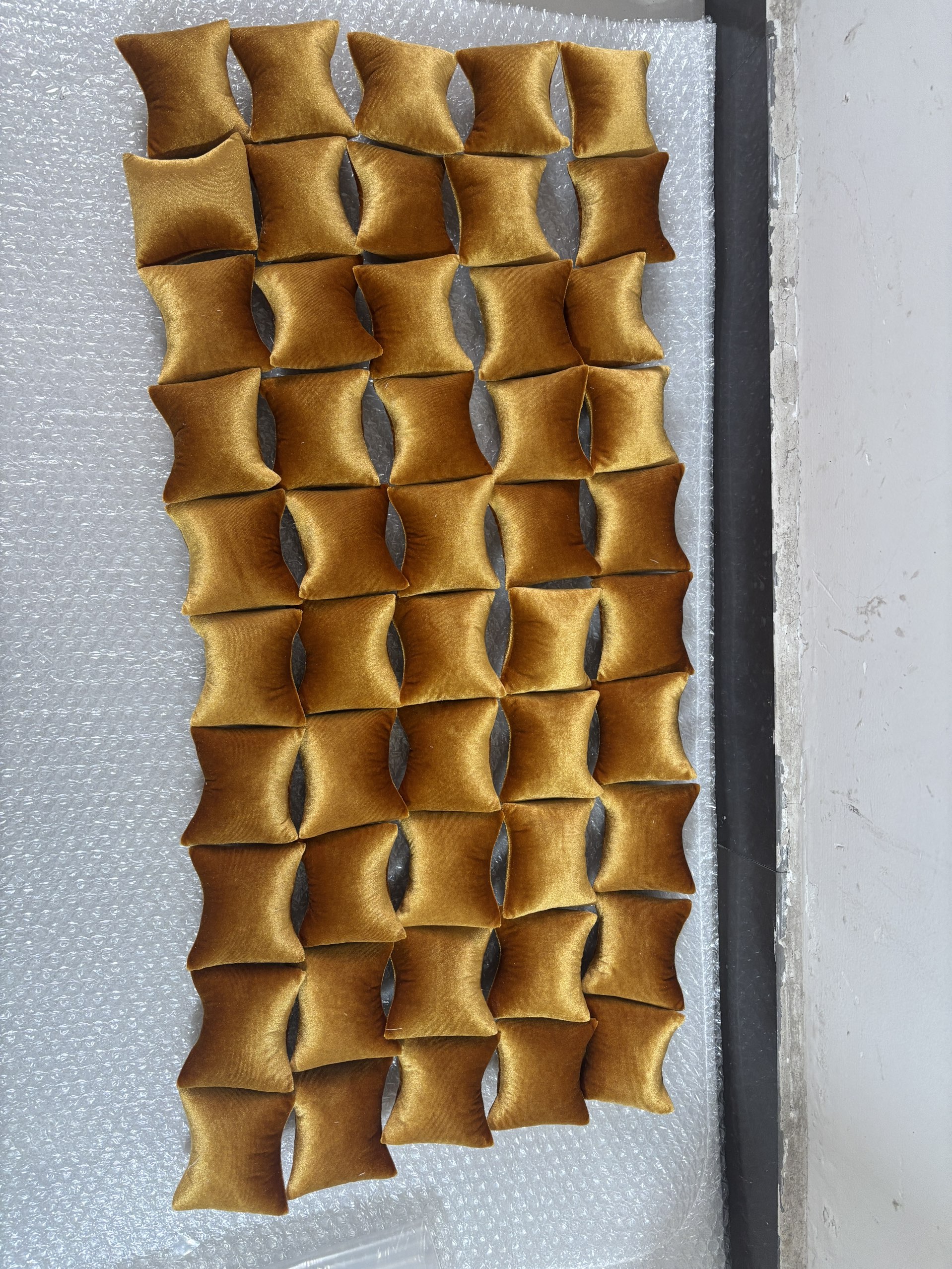 personalized gold color bracelet pillows