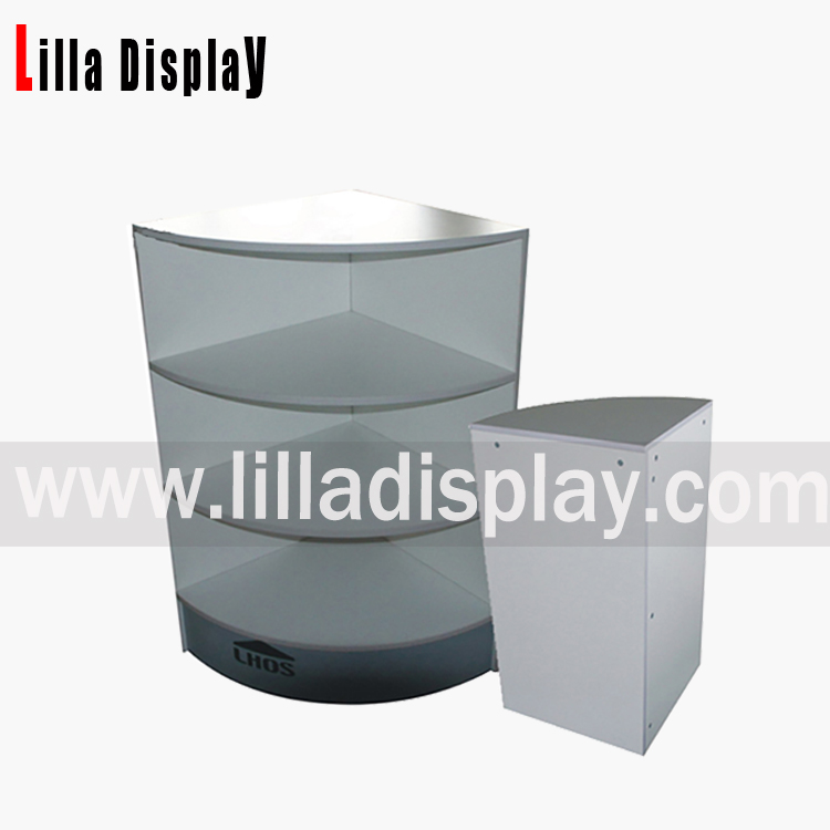 round corner MDF display counter