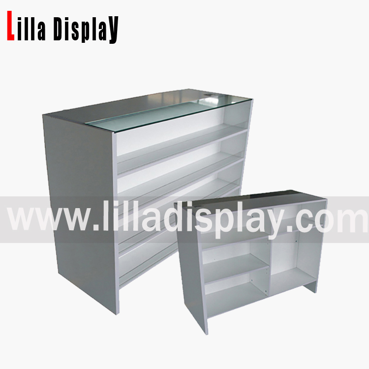 glass display counter