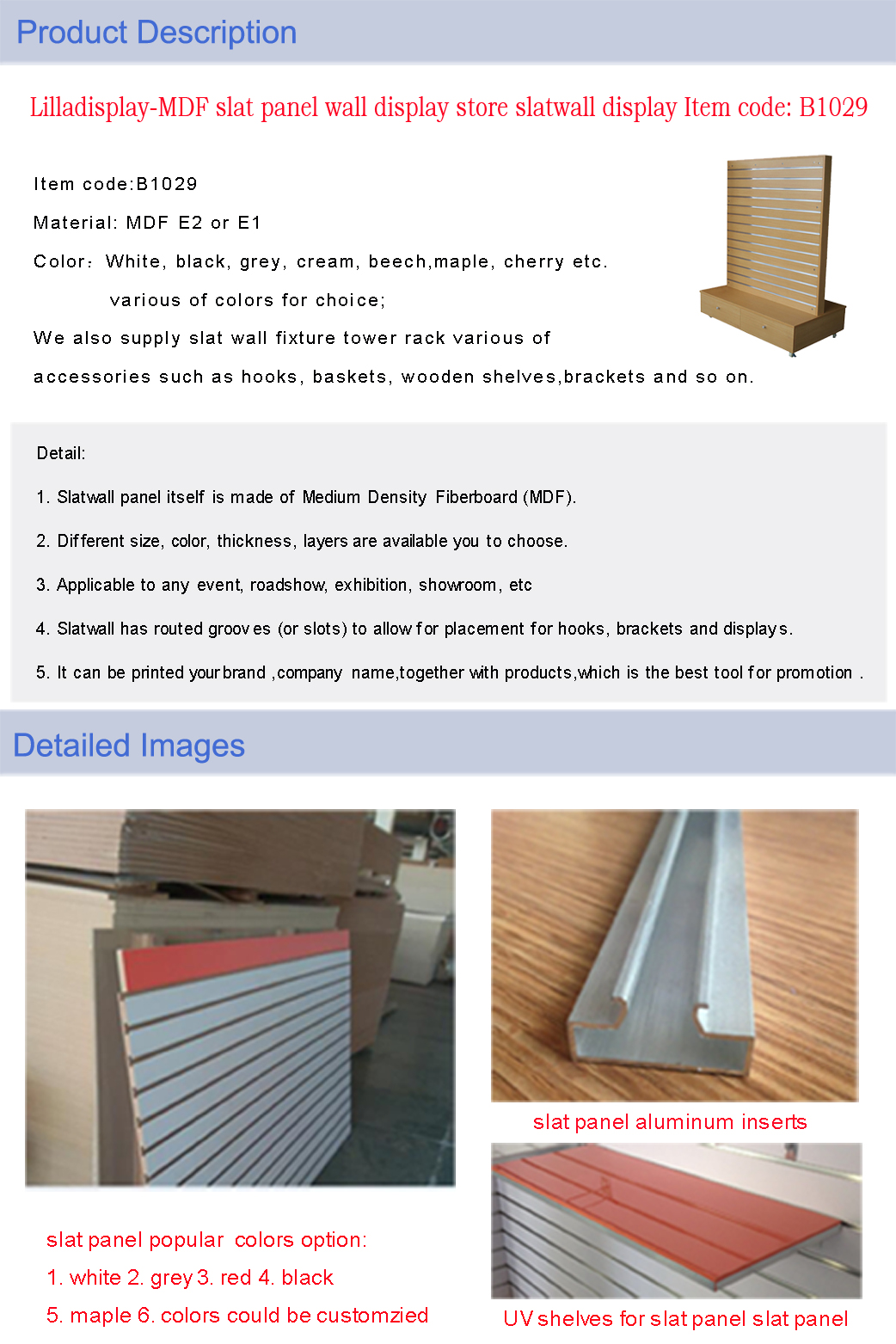 MDF slat panelveggen skjerm 