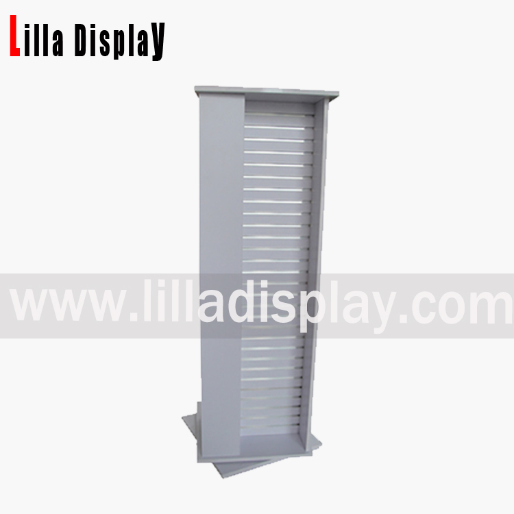 slatwall tower with storage inside shop fittings