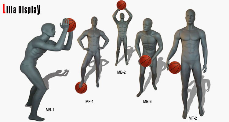 sport male mannequins
