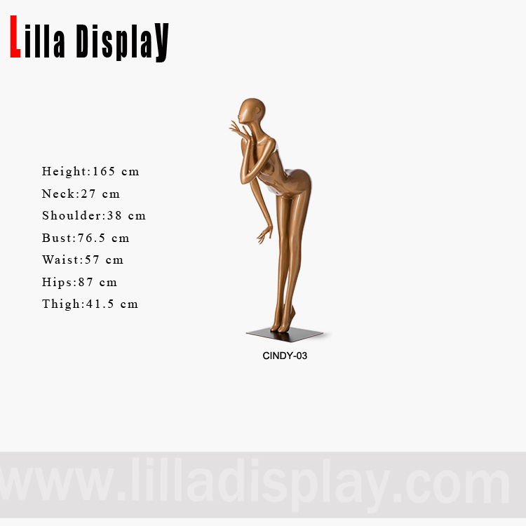 Lilladisplay самые продаваемые стилизованные роскошные манекены с сексуальными позами Синди-03