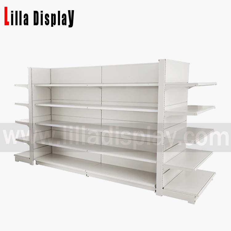 supermarket shelves display
