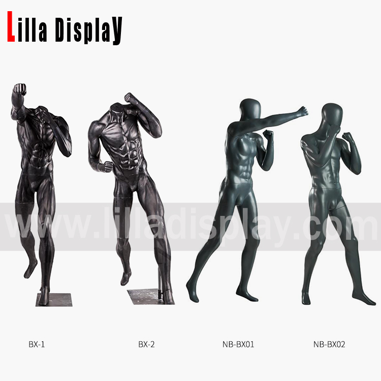 Lilladisplay sports male boxing mannequins  BX