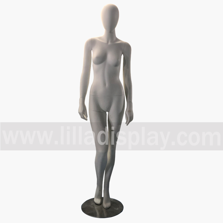 white color female egghead mannequin LLF-04