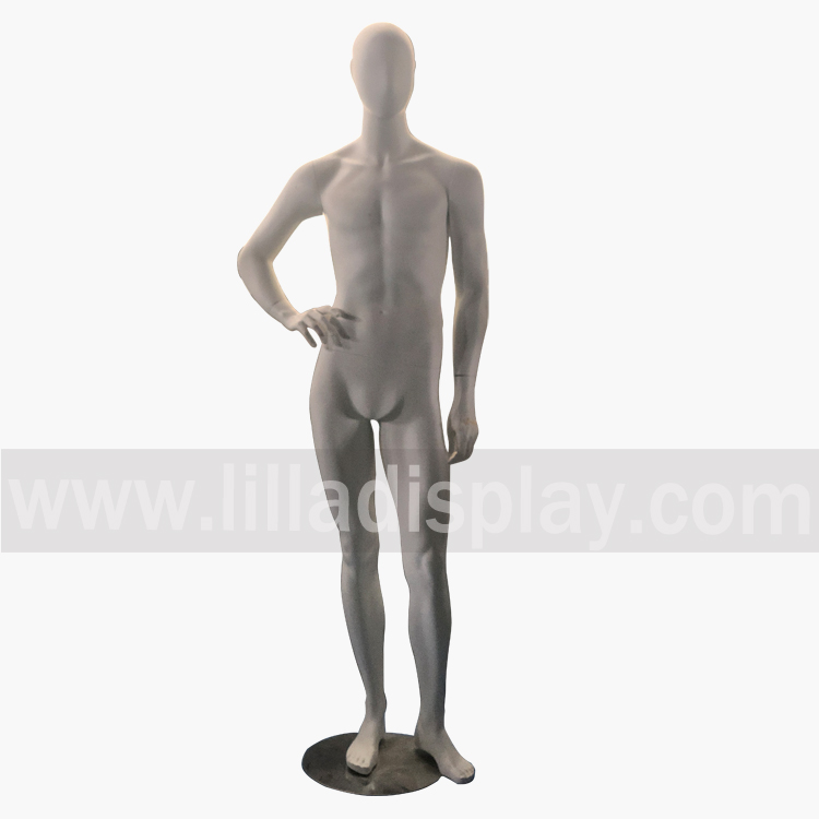 Lilladisplay خلاصہ مرد فائبر گلاس mannequin LLM-7