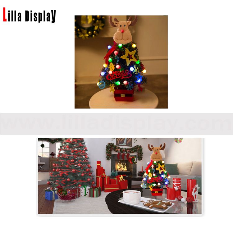 40cm Héicht Dësch Display LED Chrëschtdag Bam MX-02