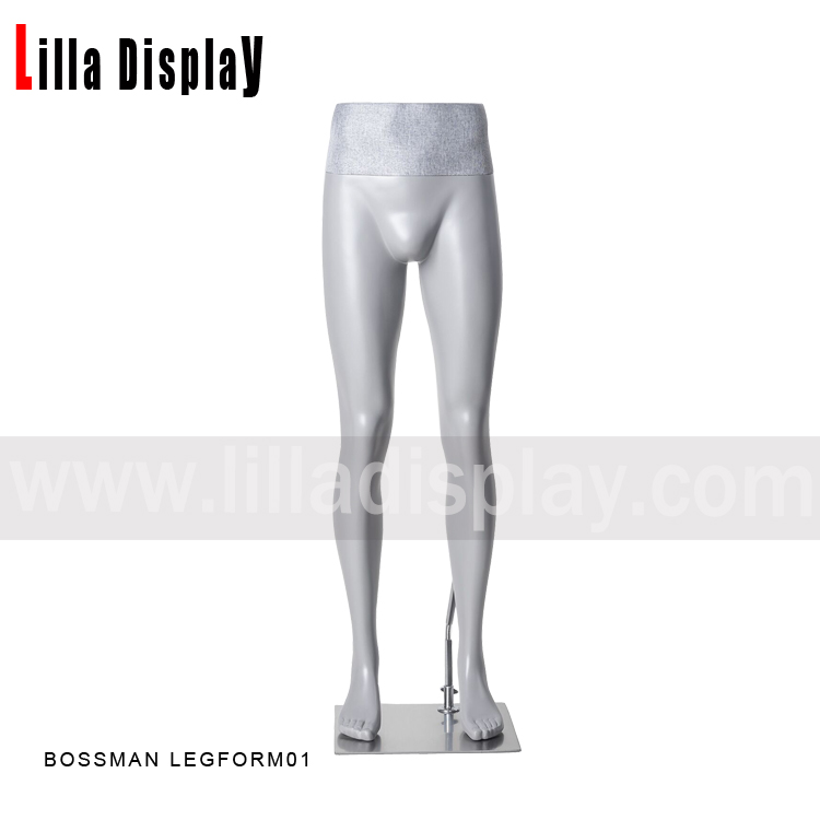 ljós grár litur beinn pose Bossman01 karlkyns kjóll form lega form Bossman legform01