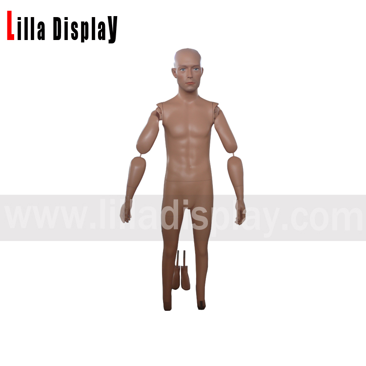 lilladisplay mannequins musemum realistici corti maschili cù bracci flessibili museumman01
