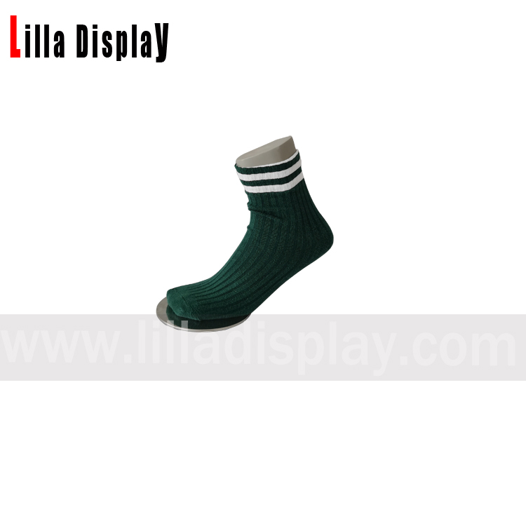 lilladisplay light gray yoga socks female socks display mannequin foot SD04