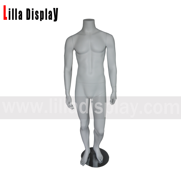 lilladisplay hvit matt farge hodeløs kvinnelig mannequin Mos09-H