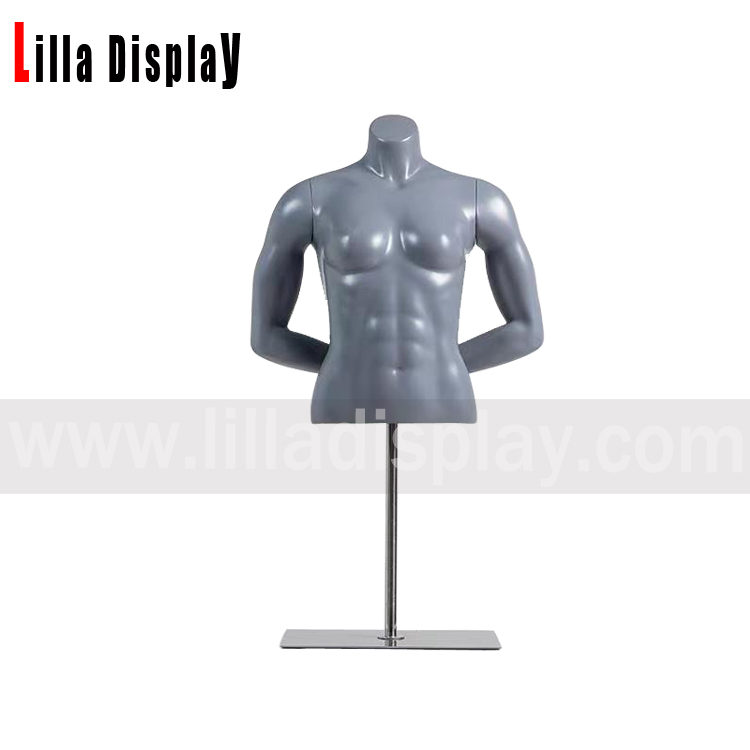 lilladisplay black color back arms female sports mannequin torso JR-7