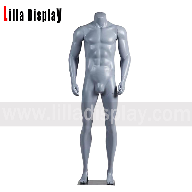 lilladisplay gray color male headless sports mannequin JR-1HG