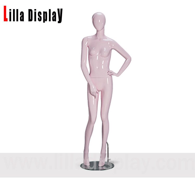 lilladisplay bleikur litur standandi lúxus kvenpoki Tanya09