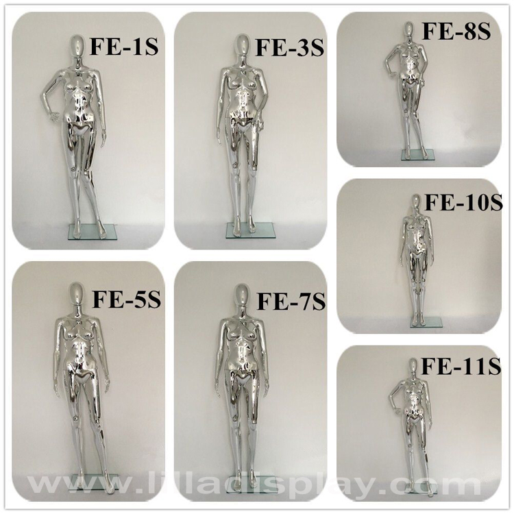 lilladisplay-silver-chrome-female-mannequins