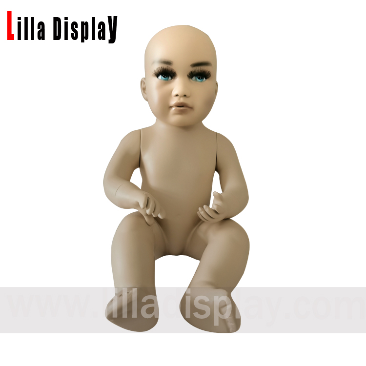 0-6 months skin color makeup realistic sitting child baby toddler mannequin Baby02