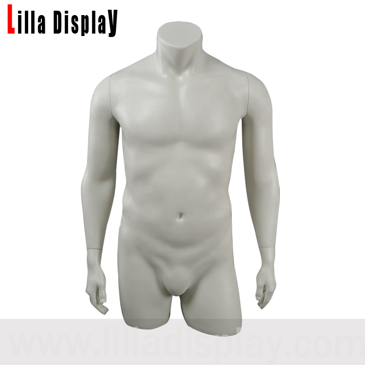 Lilladisplay plus size manequim torso masculino YM-01T