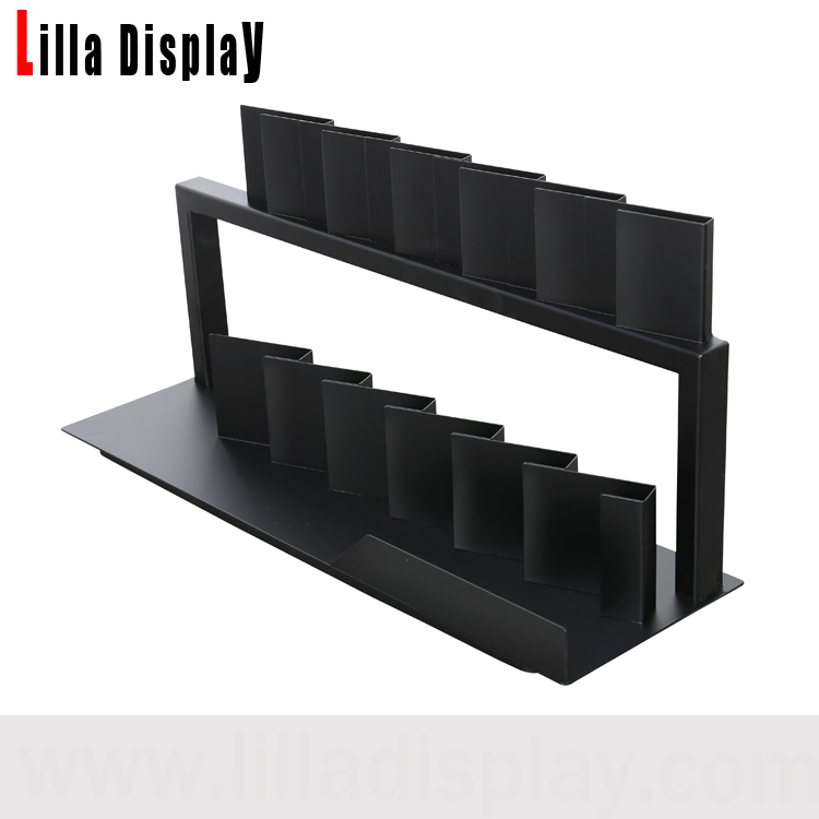 lilladisplay سیاہ رنگ ٹائی ڈسپلے شیلف LL-6013