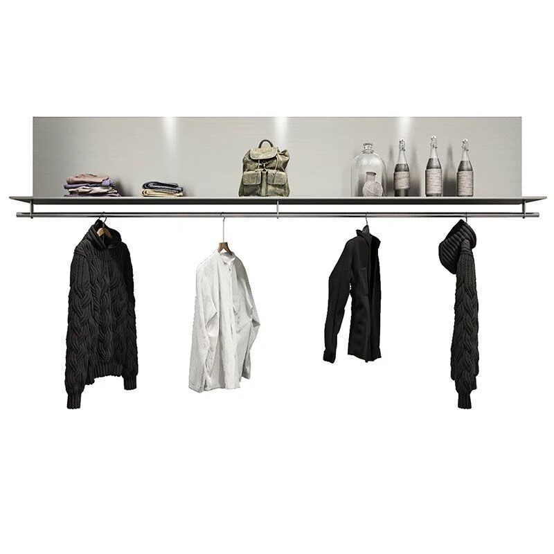 lilladisplay stainless steel wall mounted display shelf ST202201