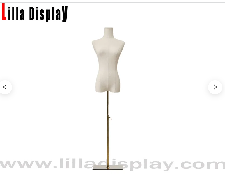 Display Your Shirts And Jean Skirts With Linen Dress Form Naomi
