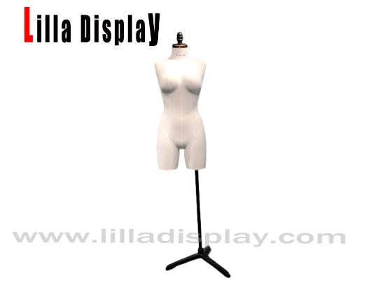 Lilladisplay White Cotton Pinnable Sewing 38 inch Chest Size Plus Size  Female Dress Form Pauline